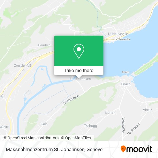 Massnahmenzentrum St. Johannsen map