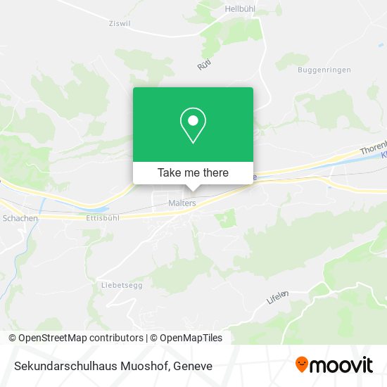 Sekundarschulhaus Muoshof map