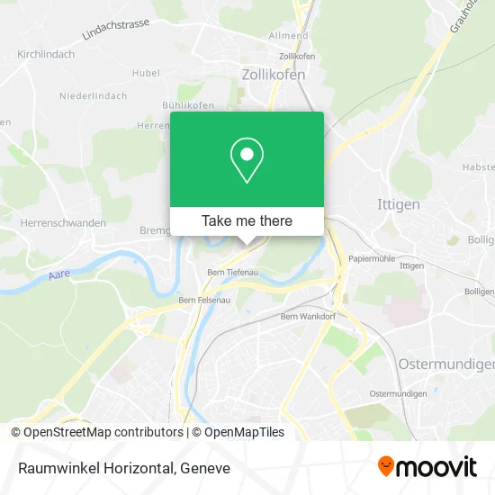 Raumwinkel Horizontal map