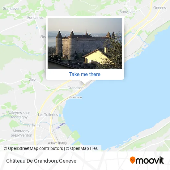 Château De Grandson map