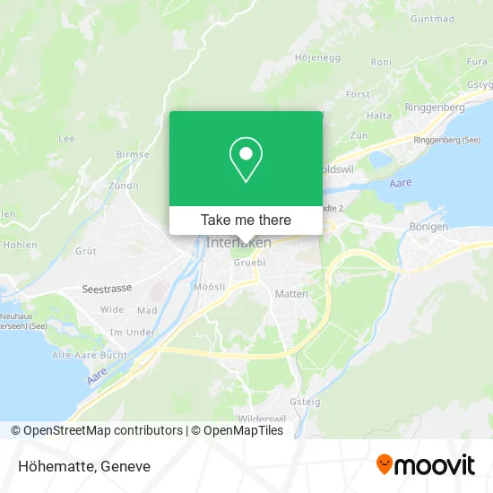 Höhematte map