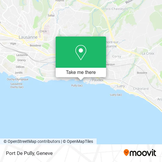 Port De Pully map