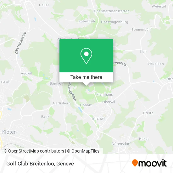 Golf Club Breitenloo map