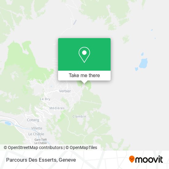 Parcours Des Esserts map