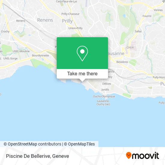 Piscine De Bellerive map