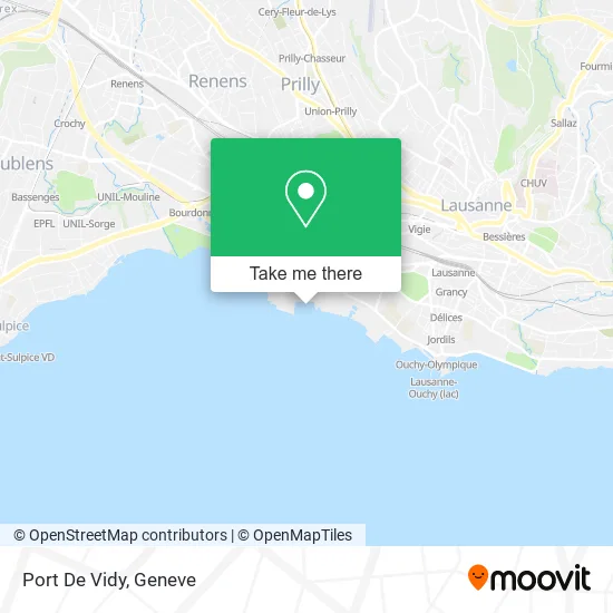 Port De Vidy map