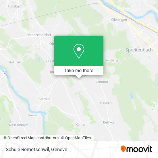 Schule Remetschwil map