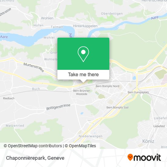 Chaponnièrepark map