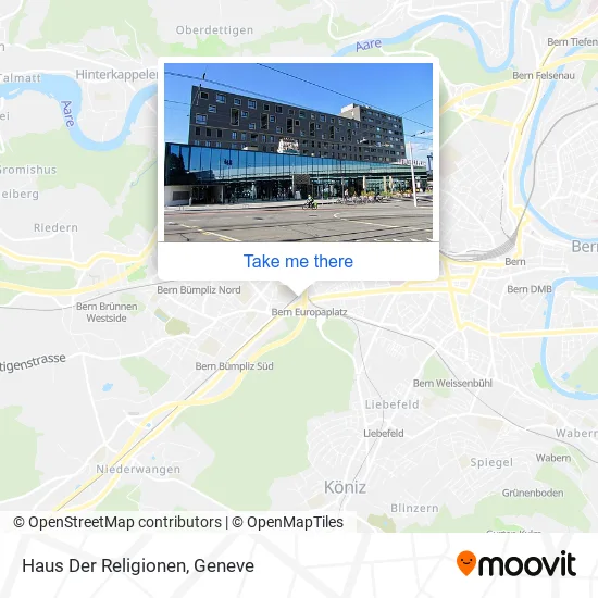 Haus Der Religionen map