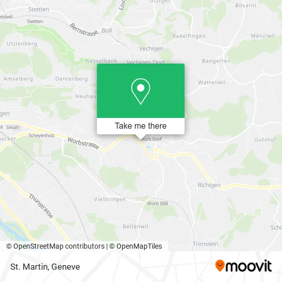 St. Martin map