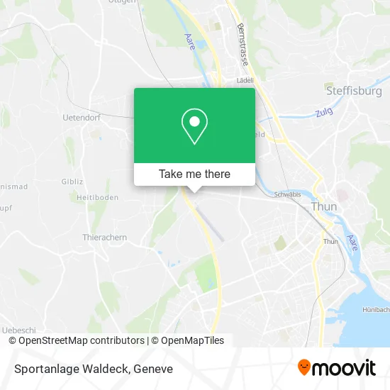Sportanlage Waldeck map