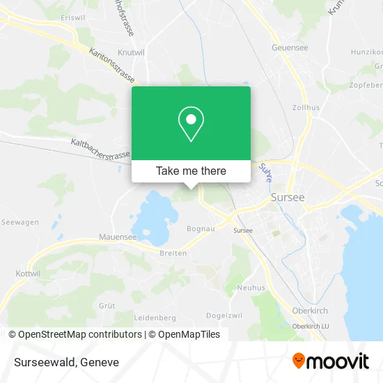 Surseewald map