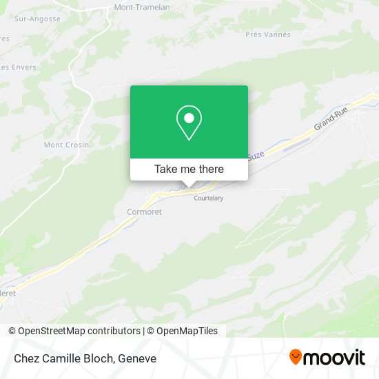 Chez Camille Bloch map