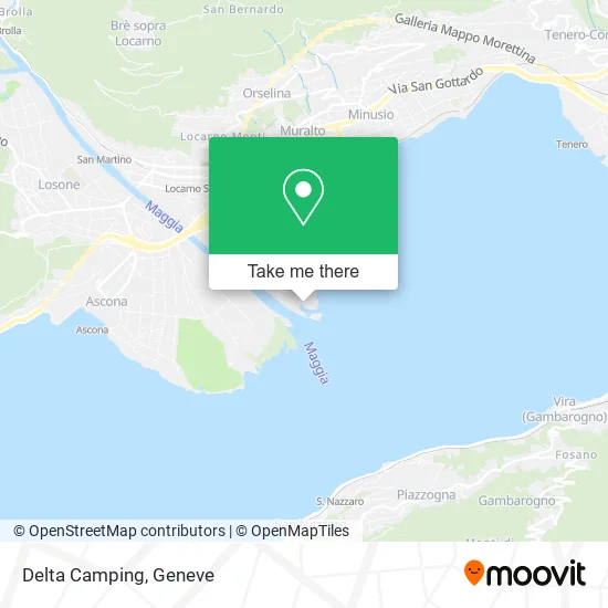 Delta Camping map