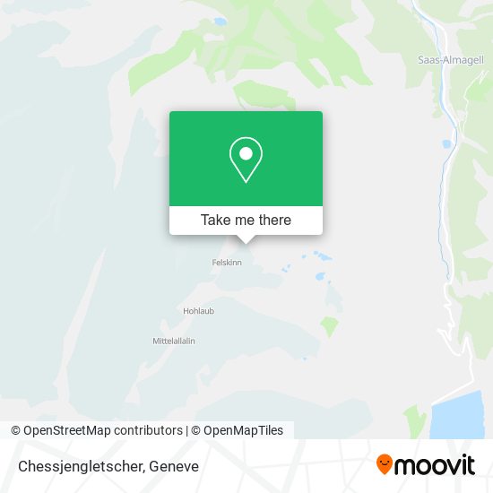 Chessjengletscher map