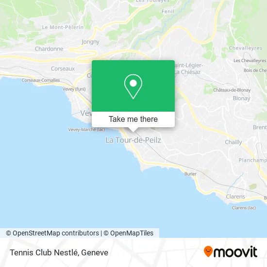 Tennis Club Nestlé map