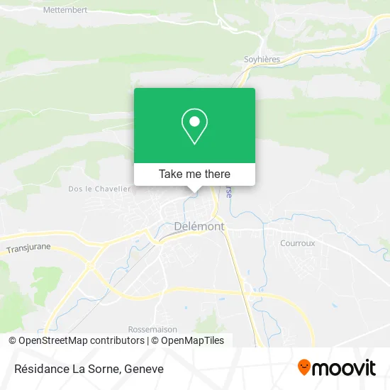 Résidance La Sorne plan