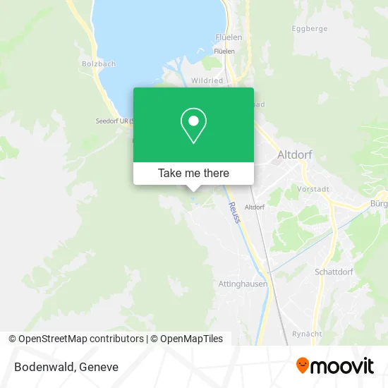 Bodenwald map