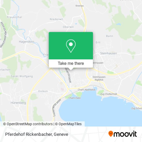 Pferdehof Rickenbacher map