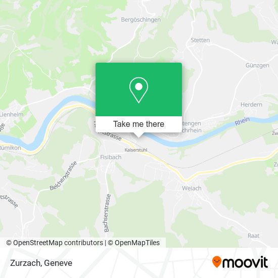 Zurzach map