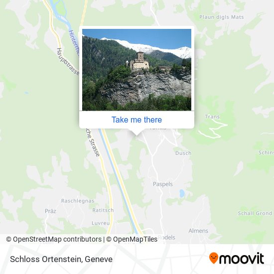 Schloss Ortenstein map