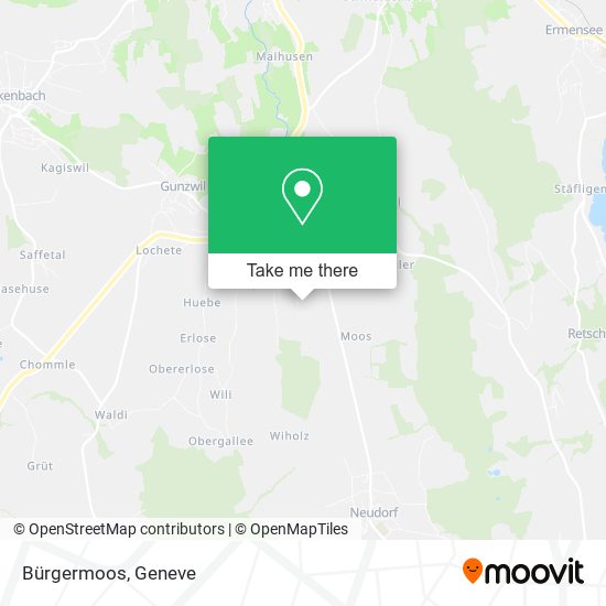 Bürgermoos map