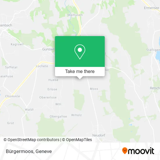 Bürgermoos map