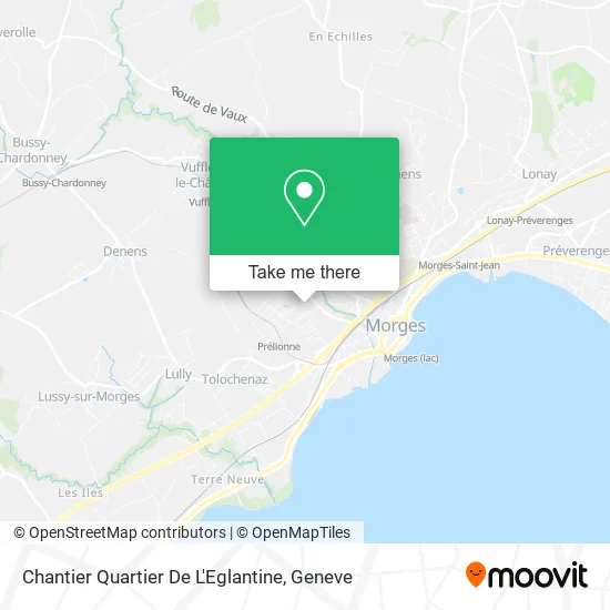 Chantier Quartier De L'Eglantine map