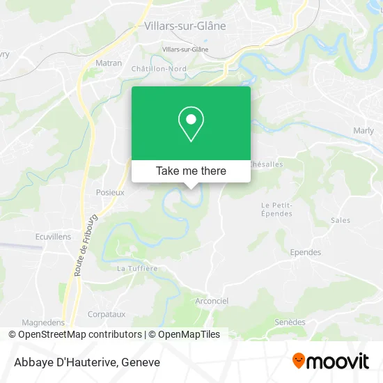 Abbaye D'Hauterive map