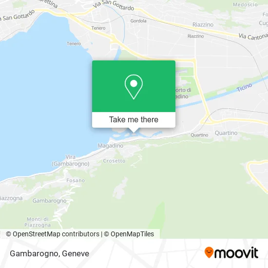 Gambarogno map