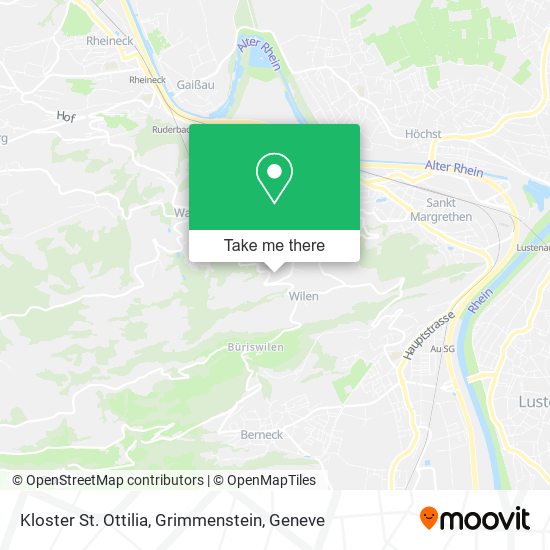 Kloster St. Ottilia, Grimmenstein map