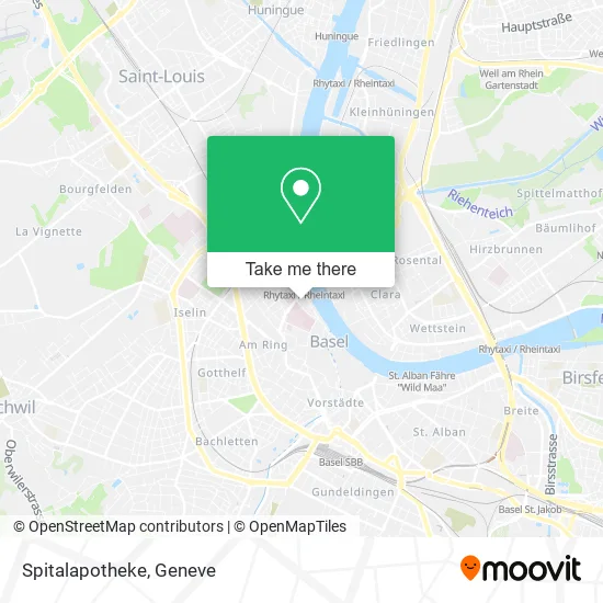 Spitalapotheke map