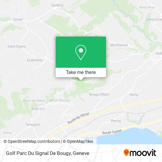 Golf Parc Du Signal De Bougy map