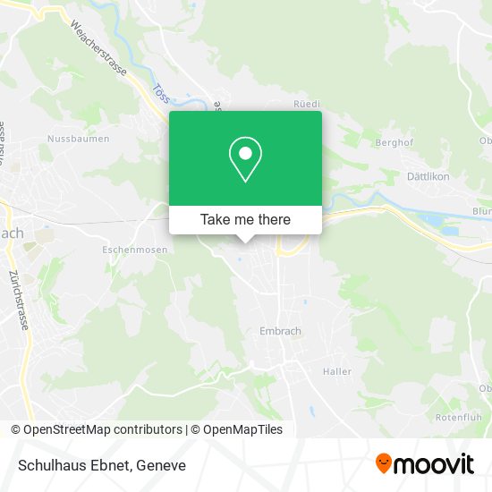 Schulhaus Ebnet map
