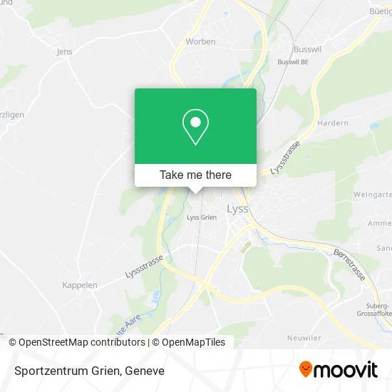 Sportzentrum Grien map