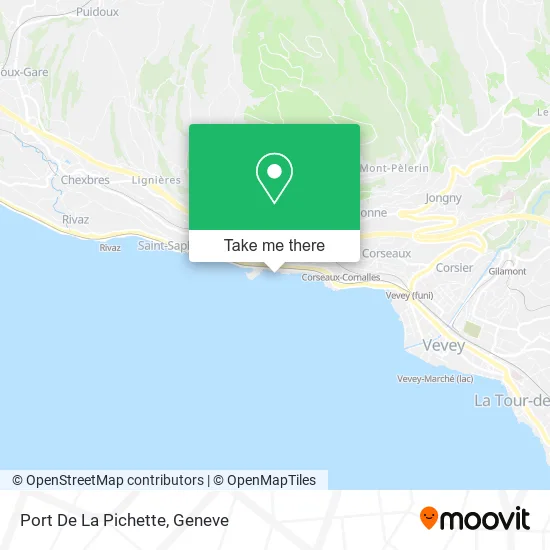 Port De La Pichette map