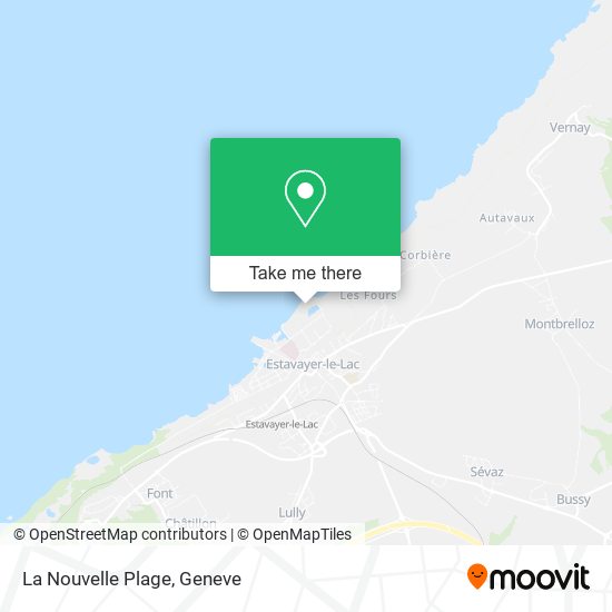 La Nouvelle Plage map