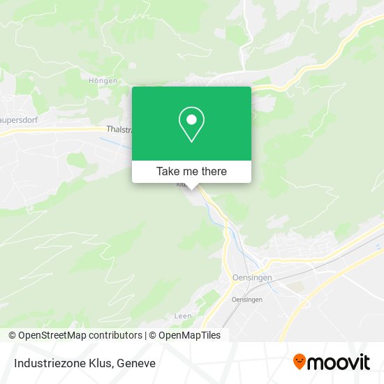 Industriezone Klus map