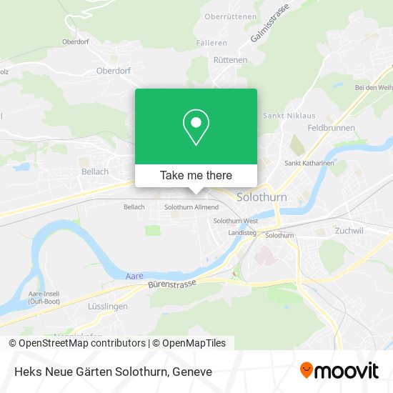 Heks Neue Gärten Solothurn map