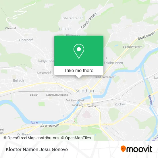 Kloster Namen Jesu map