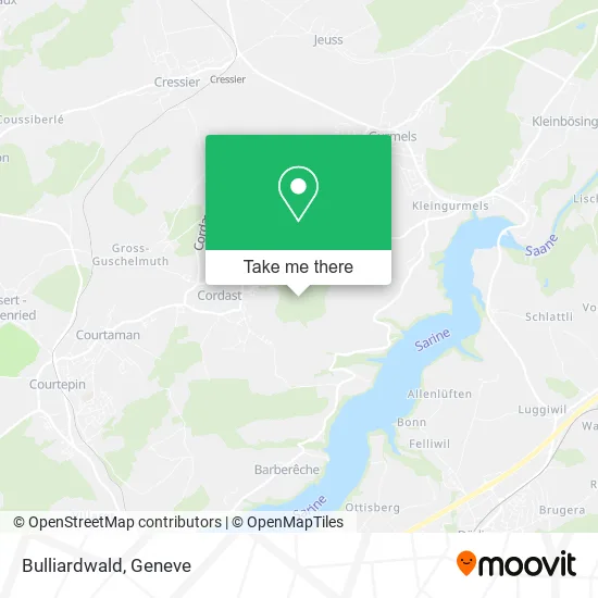 Bulliardwald map