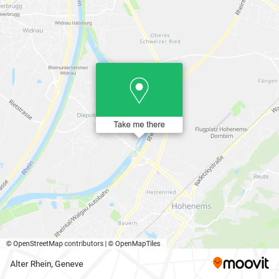 Alter Rhein map