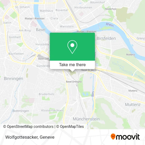 Wolfgottesacker map