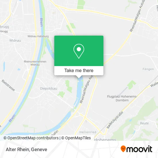 Alter Rhein map