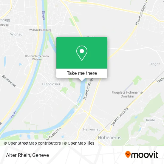 Alter Rhein map
