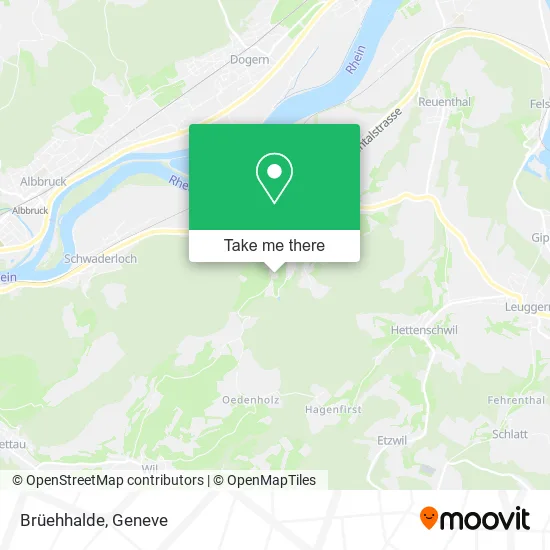 Brüehhalde map