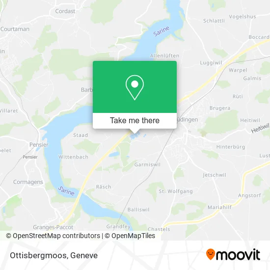 Ottisbergmoos map