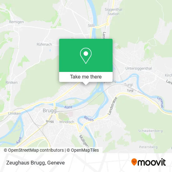 Zeughaus Brugg map