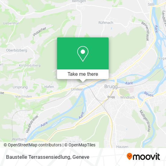 Baustelle Terrassensiedlung map