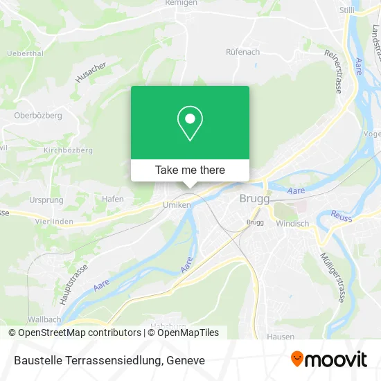Baustelle Terrassensiedlung map
